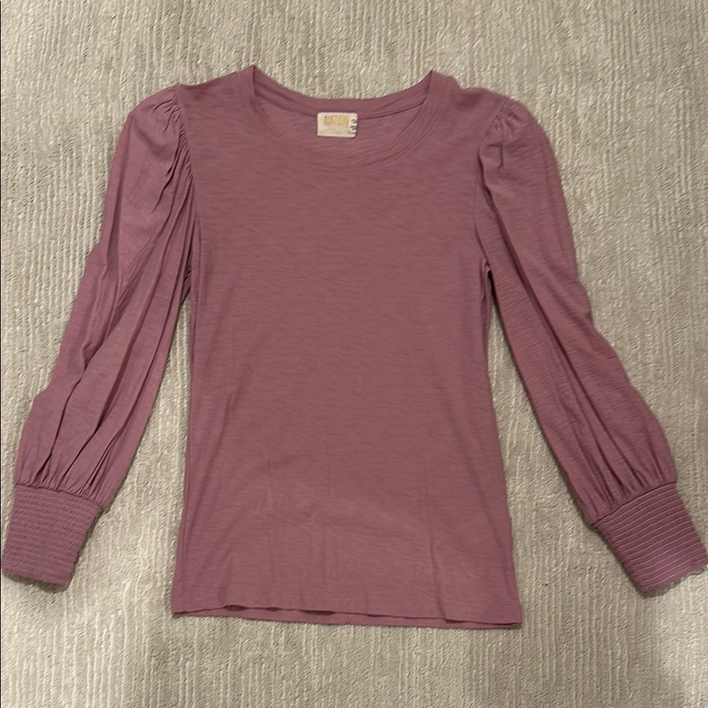 Nation LTD Purple Long Sleeve Top
